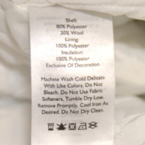 Eddie Bauer Women’s XL Red, Blue &Tan Plaid Coat - Insulated Wool Blend - Picture 5 of 6